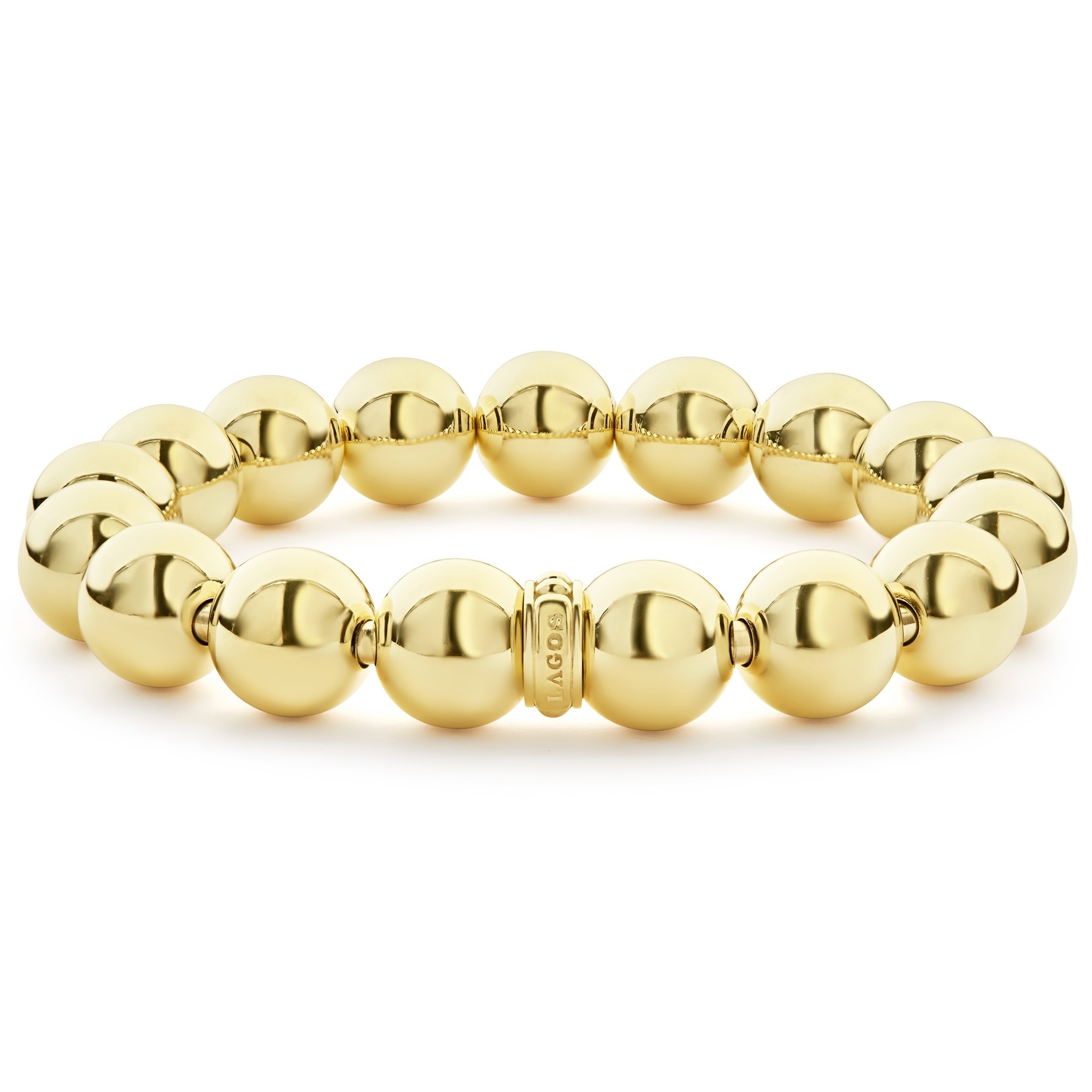 Gold Bracelet | Caviar Gold Beaded bracelet – Benny Jewellery