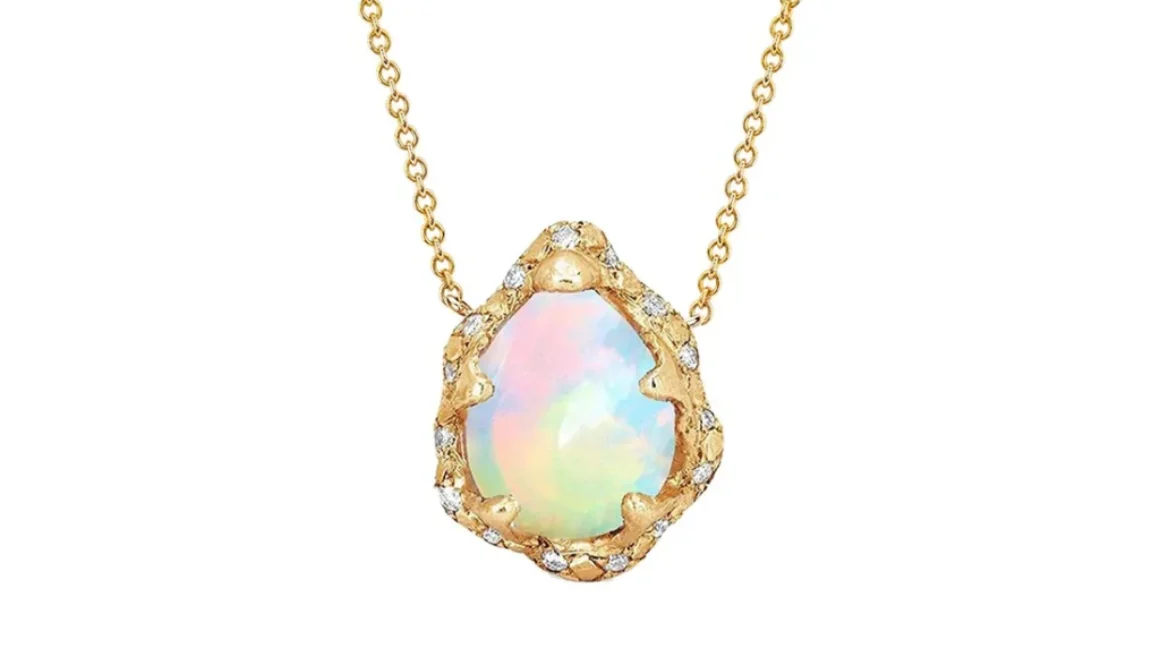 BabyWhiteOpalYGNecklace BabyWhiteOpalYGNecklace