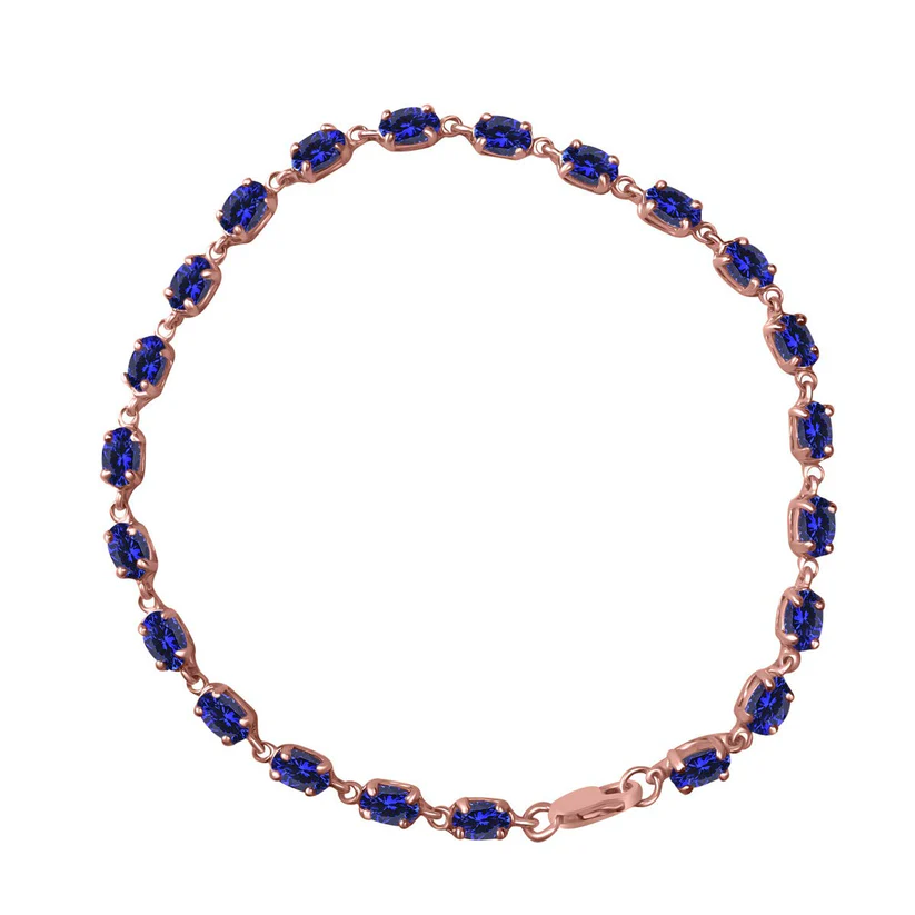 Oval_Shape_Tanzanite_Bracelet1